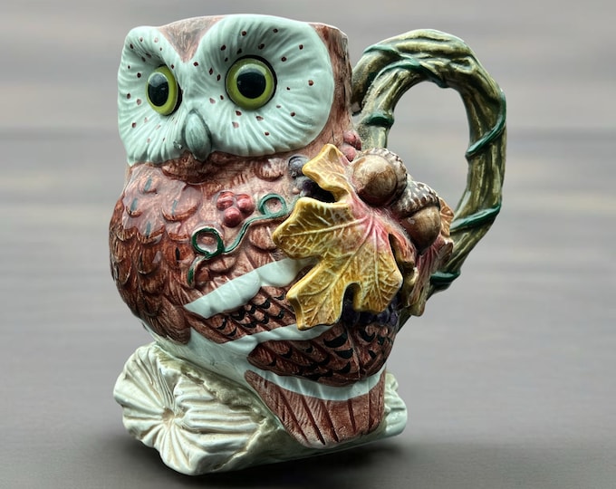 Vintage Fitz & Floyd Owl Figurine Statue Japan Owl Statue Lover Antiques and Vintage