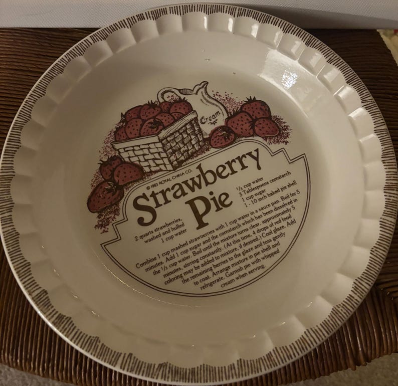 Country Harvest Pie Platesnull