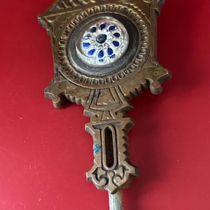 Antique E.N. Welch Clock Pendulum Brass Mechanism Lover Antiques and Vintage