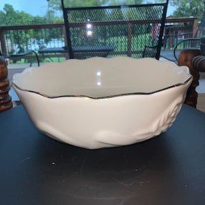 Vintage Lenox Porcelain Rose Blossom Bowl 24K Gold Gilding Lover Antiques and Vintage