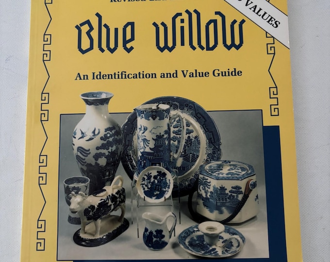 Blue Willow China Book Identification & Value Guide by Mary Frank Gaston, Lover Antiques and Vintage