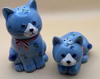 Vintage Otagari Japan Cat Salt & Pepper Shakers Set Lover Antiques and Vintage