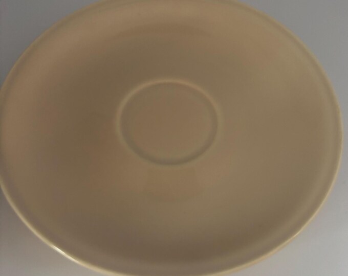 Jubilee Homer Laughlin Yellow Saucer Plate, Made in USA, Lover Antiques and Vintage