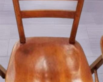 Cushman Colonial Creations Crown Back Chair No. 4-125 Side Chair Lover Antiques and Vintage