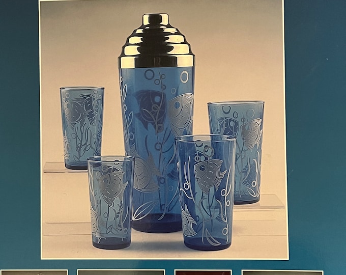 Glass Barware Deco & Beyond by Walter T. Lemiski Identification Guide Book with Price Guide Glass Art Lover Antiques and Vintage
