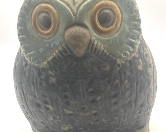 Lladro Little Eagle Owl Porcelain Figurine, By Antonio Ballester, Circa 1970's