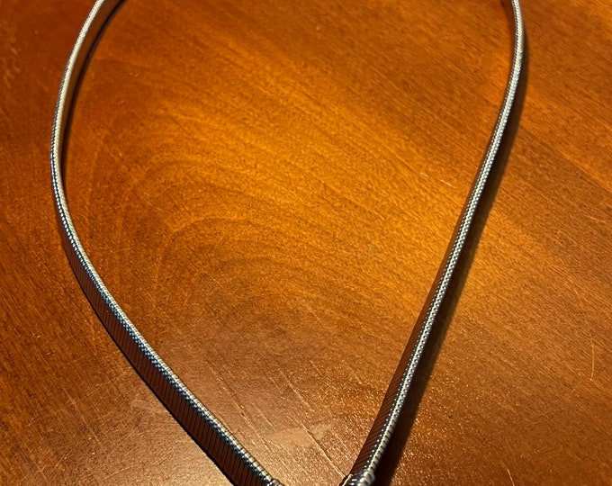Vintage Anne Klein for Accessocraft silver metal belt jewelry belts Lover Antiques and Vintage