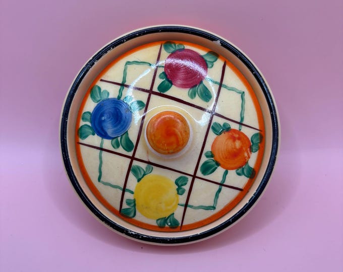 Vintage Czechoslovakia Hand Painted Trinket Box Lover Antiques and Vintage
