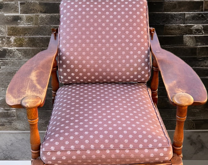 Cushman Colonial Creations Remember Baker Morris Chair No. 0191 Recliner Chair Original