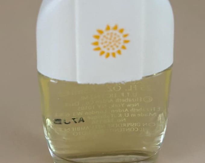 Vintage Sunflowers by Elizabeth Taylor for Women Miniature Eau Toilette Perfume Bottle .25 ounces Lover Antiques and Vintage