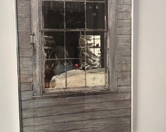 Andrew Wyeth “Geraniums” Collector Fine Art Lithograph Print Lover Antiques and Vintage