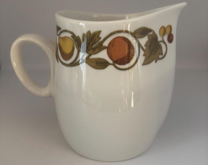 Franciscan Pickwick Creamer, Fruit Vine Border Design, Whitestone Ware Collection, Lover Antiques and Vintage