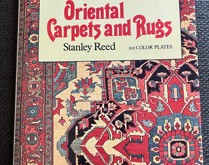 All Color Book of Oriental Carpets and Rugs Book Guide, 102 Color Plates, Vintage Oriental Rugs Book, Carpets and Rugs Book, Lover Antiques