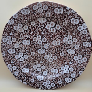 Calico Brown Transferware - Etsy
