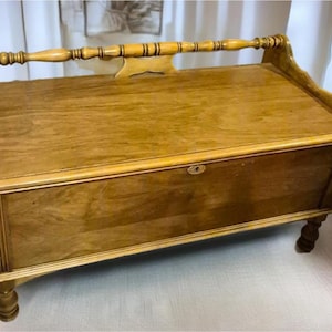Antique Hope Chest Cedar Chest with Feet Lover Antiques and Vintage