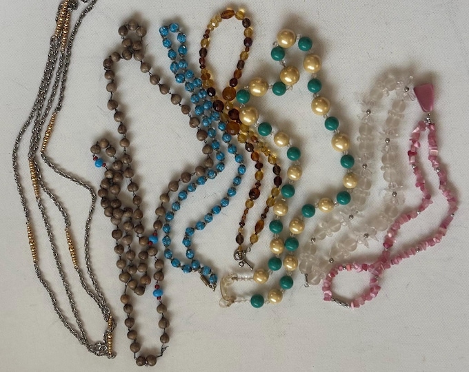 Vintage Necklaces Collection Variety Jewelry Lot Lover Antiques and Vintage