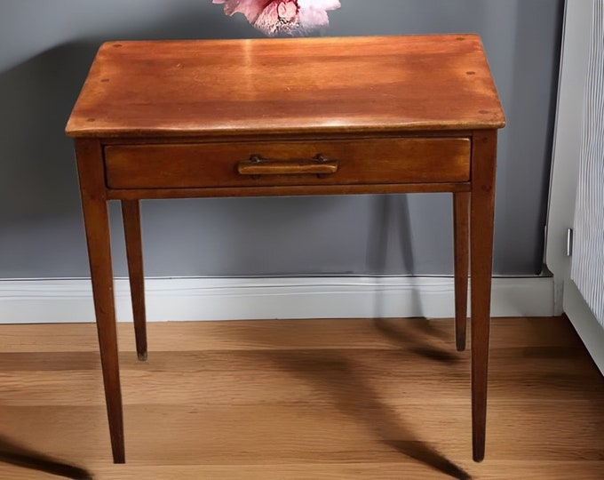 Cushman Colonial Creations Serving or Vanity Table No. 4-163 Server Library Console Table Mid Century Lover Antiques & Vintage Home Decor