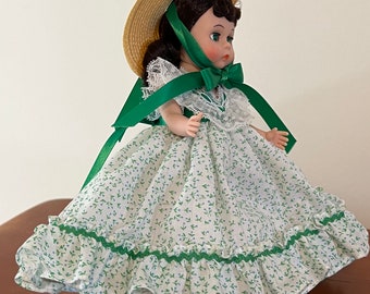 Vintage Madame Alexander Scarlet 8” Doll From Gone With the
