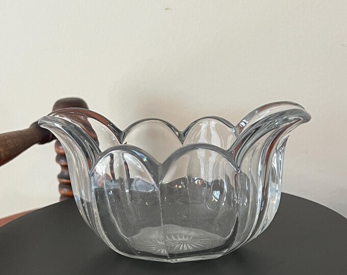 Vintage Heisey Sauce Bowl Condiment Dish Glass Art Gifts at Lover Antiques and Vintage