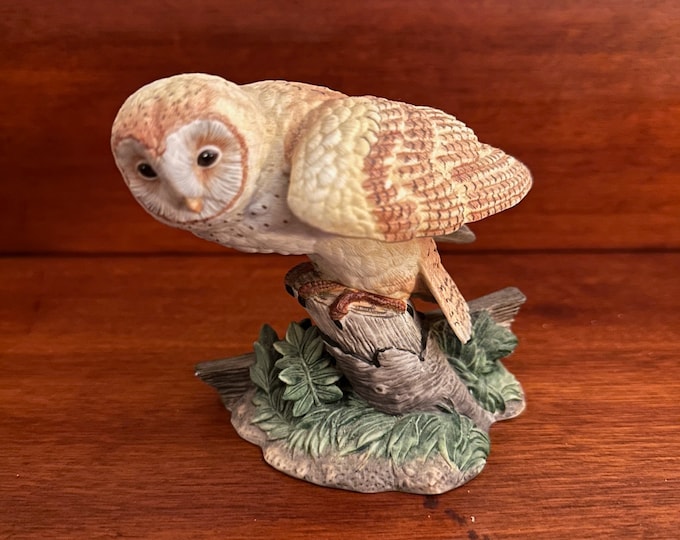 Vintage Lenox American Barn Owl Bird Figurine, Lenox Garden Bird Animals, Fine Porcelain Barn Owl, Lenox Owl, Porcelain Owl, Lover Antiques