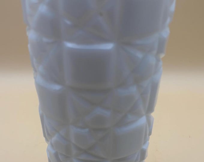 Vintage Westmoreland Diamond Cut Tumbler Cup Lover Antiques and Vintage