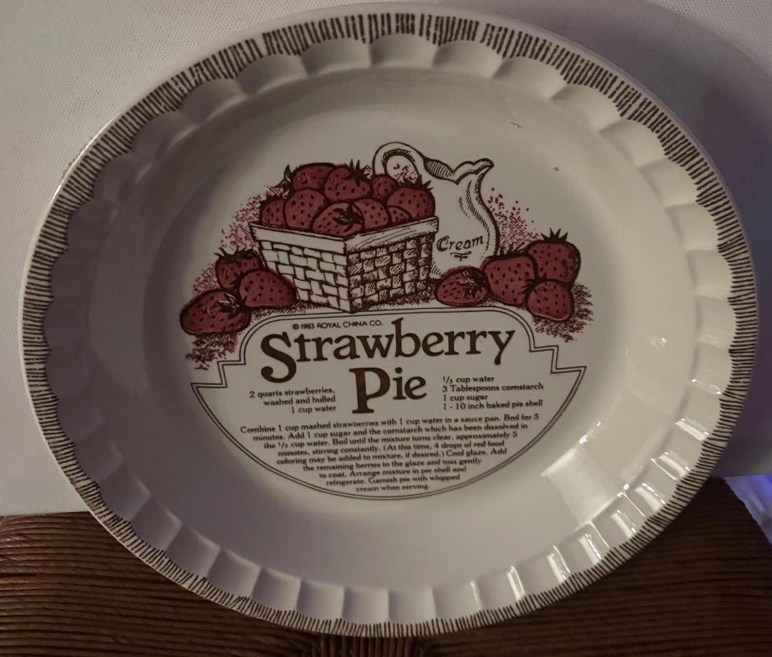 Country Harvest Pie Platesnull