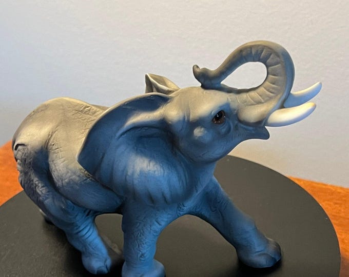 Vintage Porcelain African Elephant Elephants Collector Collection Art Great Gift Lover Antiques and Vintage