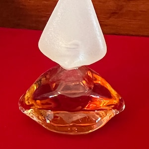 Vintage Salvador Dali Lips and Nose Women’s Perfume Pure Parfume Miniature Splash Bottle, 0.7 Fluid Ounces of Mini Perfume, Lover Antiques