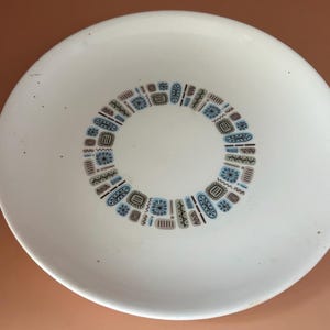 Vintage Canonsburg Pottery Salad Plate Temporama Design Lover Antiques and Vintage
