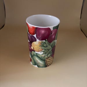Dunoon Bone China Mug, Floral Covent Garden Caroline Bessey Made in England, Pretty Gift for Her or Him, Vintage Fine Bone China Cup