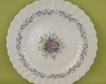 Vintage Royal Doulton Dessert Plate Windermere H4856 Made in England Flowers Dinner Plate Bone China Lover Antiques and Vintage