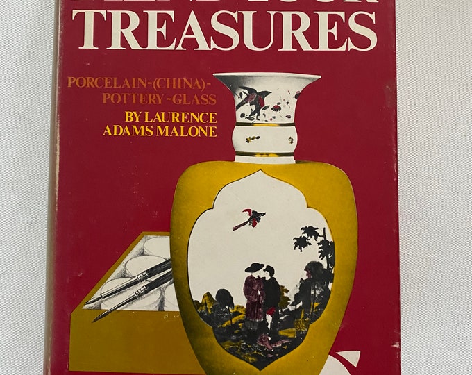 How to Mend Your Treasures Book, Porcelain China Pottery Glass, by Laurence Adams Malone, Lover Antiques and Vintage