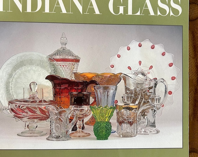 A Century of Indiana Glass Book with Price Guide by Craig Schenning Glass Art 100 Pattersn Glassware Art Lover Antiques