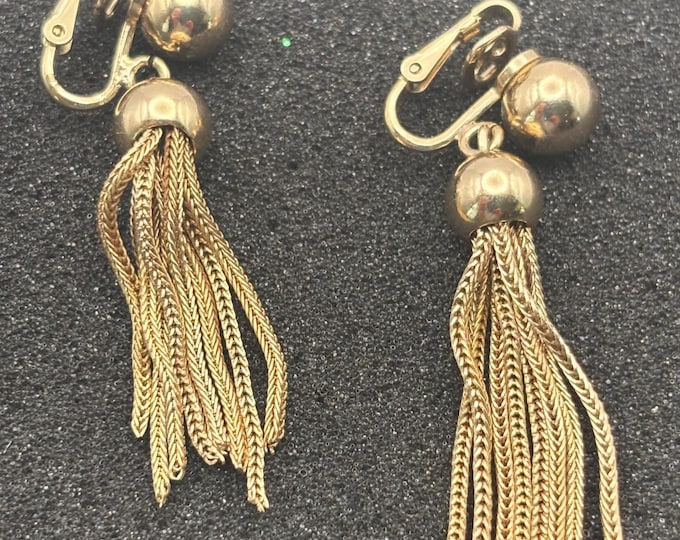 Vintage Shag Dangle Earrings Lover Antiques and Vintage