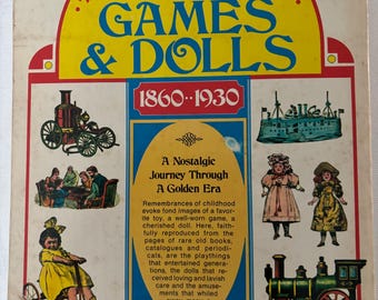 The Wonderful World of Toys, Games & Dolls Book 1860-1930 by Joseph Schroeder Jr Lover Antiques and Vintage