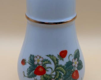 Vintage Porcelain Salt Shaker Avon Gold Gilded Lover Antiques and Vintage