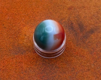 Vintage Vitro All Red Glass Marble Lover Antiques and Vintage