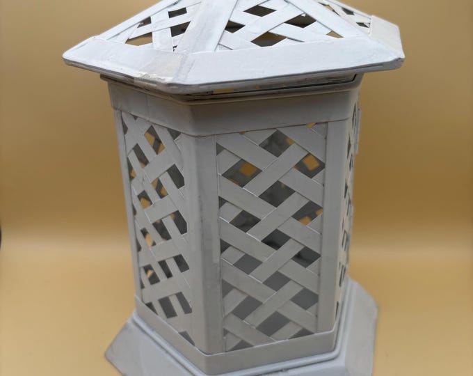 Vintage Candle or Light Holder Birdcage Metal Home Decor Lover Antiques and Vintage