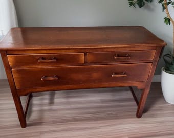 Cushman Colonial Creations Marlboro Buffet No. 5-175 Rustic Server Lover Antiques and Vintage