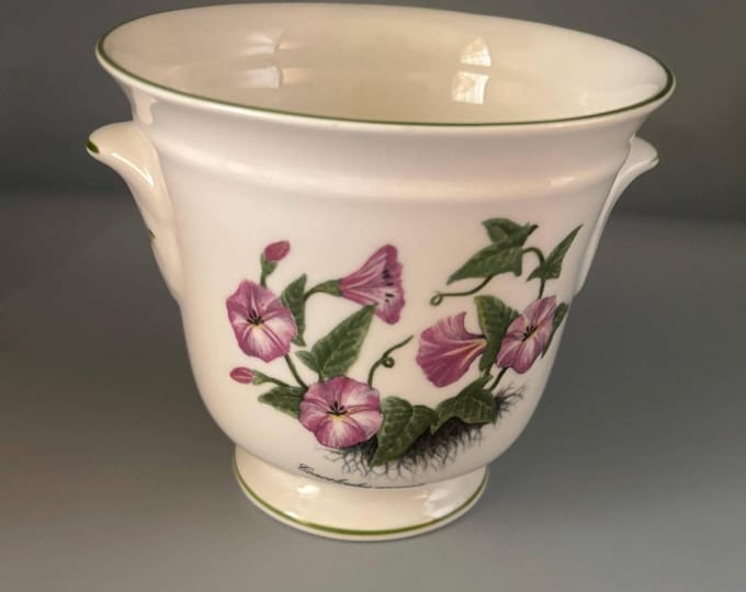 Vintage Ceramic Hand Painted Planter Lane End Fine Bone China England Floral Design Lover Antiques and Vintage