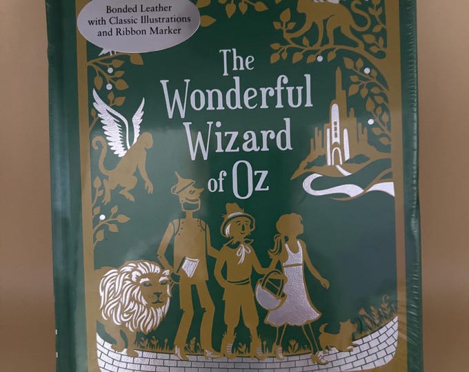 Vintage The Wonderful Wizard of Oz by L. Frank Baum Leather Bound Brand New Lover Antiques and Vintage
