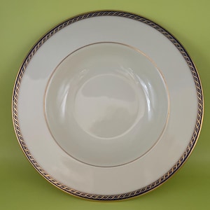 Vintage Lenox Porcelain Soup Bowls with 24K Gold Gilding Hamilton Bowls Lover Antiques and Vintage