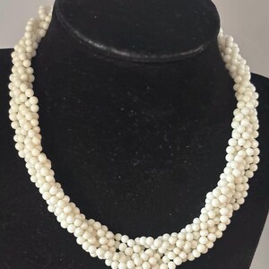Vintage Beaded Necklace Lover Antiques and Vintage
