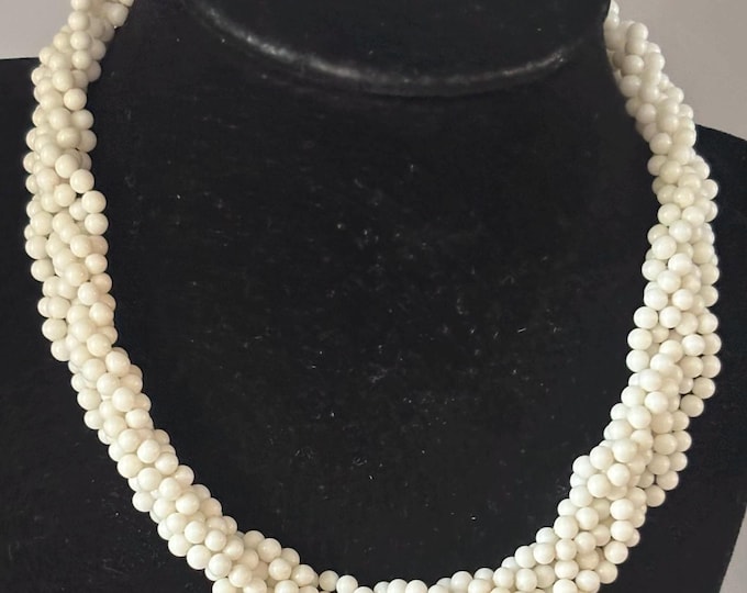 Vintage Beaded Necklace Lover Antiques and Vintage