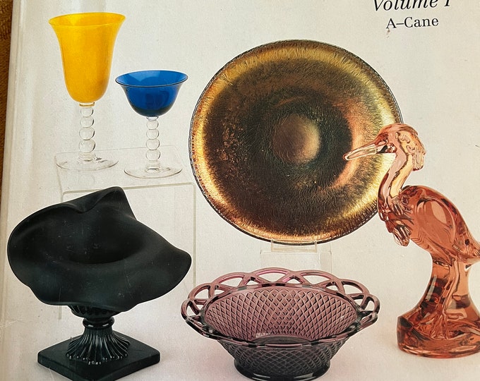 Imperial Glass Encyclopedia Volme I Book, by James Measell, Glass Art Book, Carnival Glass Guide, Lover Antiques