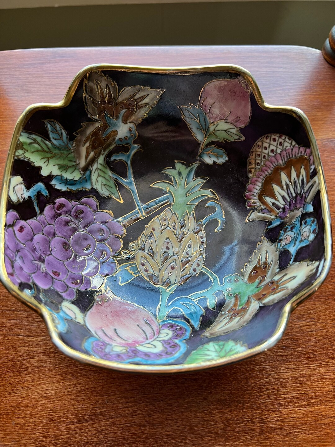 Vintage Toyo Trading Co New Country Gear Chinese Ceramic Bowl 8