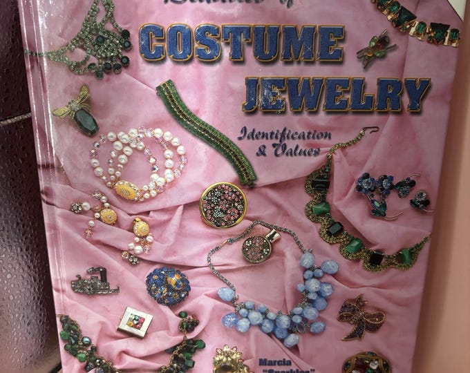 Unsigned Beauties of Costume Jewelry Identification & Values Book by Marcia Brown Lover Antiques and Vintage