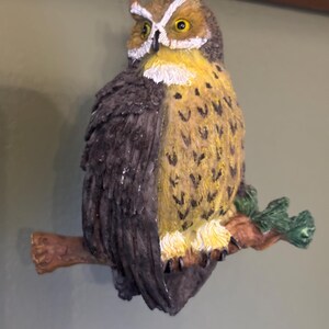 Vintage Porcelain Owl Figurine Gift For Her Lover Antiques and Vintage