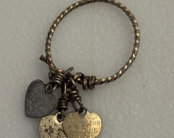 Antique Charm Ring from St. Louis Worlds Fair Lover Antiques and Vintage