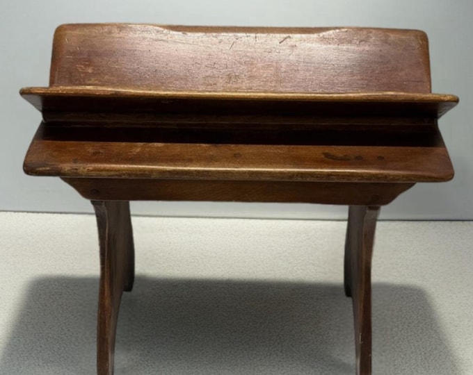 Cushman Colonial Creations V Book Trough No. 3-4 Rare Early Lover Antiques and Vintage